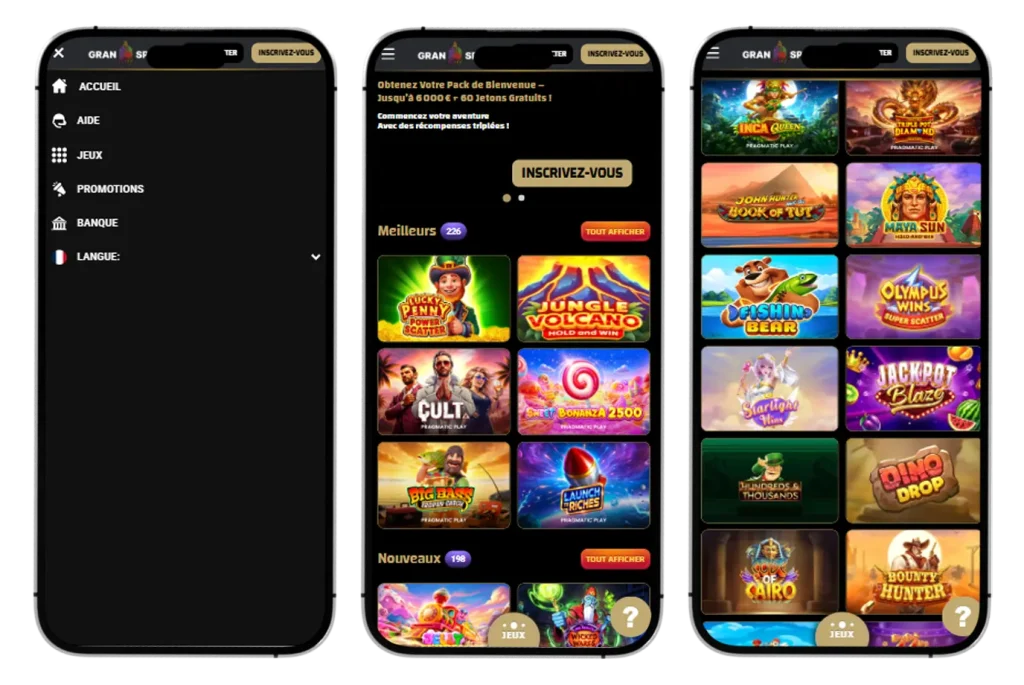 GranSpinCity Casino app